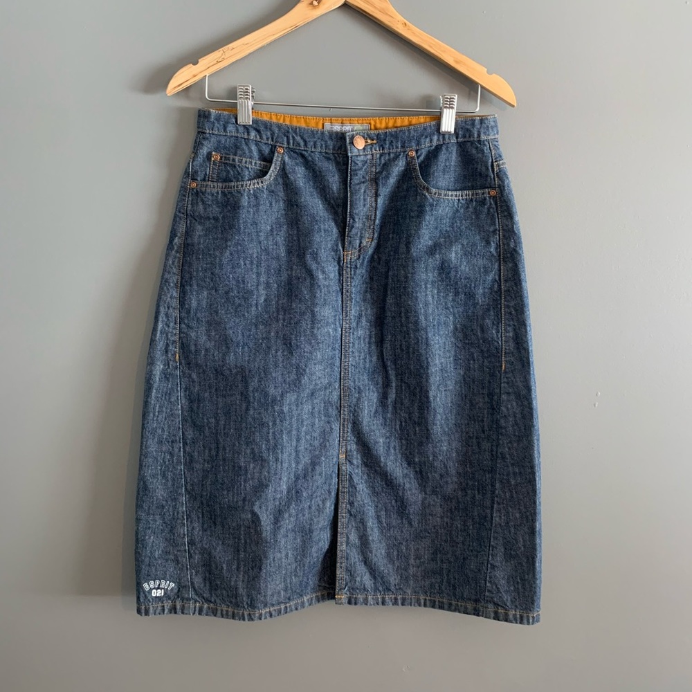 Esprit Lightweight Jean Skirt
